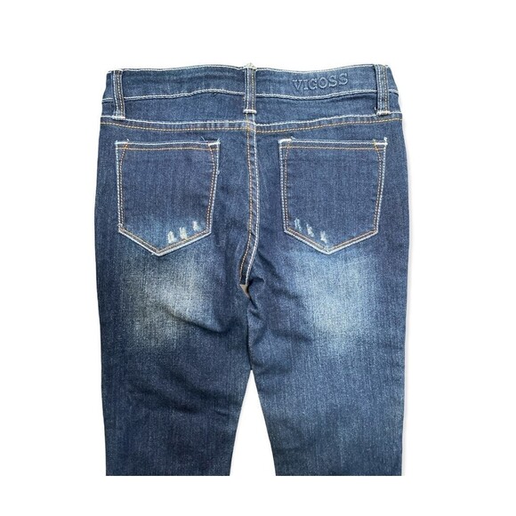 VIGOSS The Jagger Ankle Skinny Jeans Sequined Star Wild Youth Size 12 Waist 26" - Picture 6 of 7